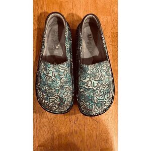 Alegria Debra Freely Multicolor Slip On Nurse Shoes Clogs SZ 36 US 6 - 6.5